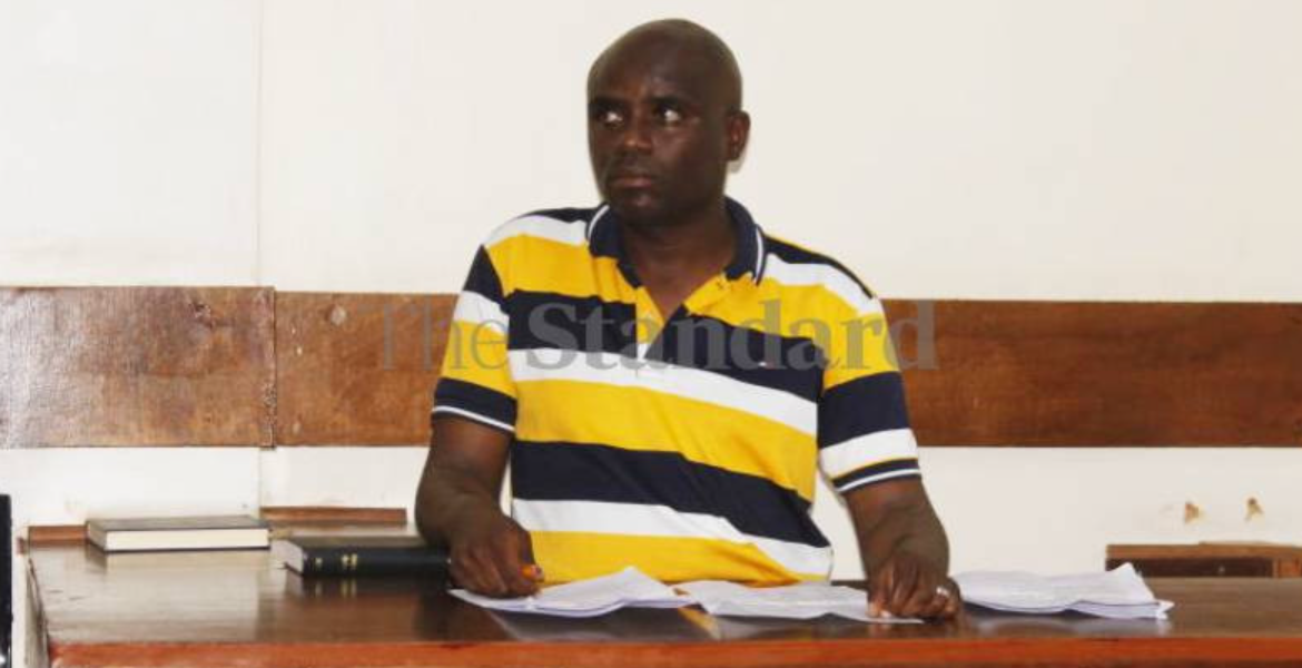 Jeremiah Maina, ex-husband to Kenyan Marathon star Lucy Kabuu at Nakuru High Court Marathoner Lucy Kabuu, Ex-Husband Battle Over Sh10 Million Estate