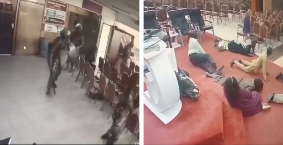 CCTV Footage From Nakuru Church Where Police Stormed / Kenyans CCTV Footage Reveals Police Raid on Nakuru Church