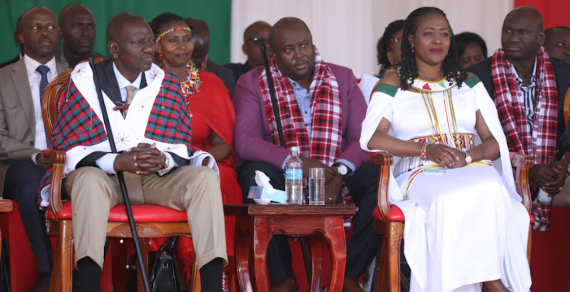 President William Ruto with CS Soipan Tuya Ruto Appoints Soipan Tuya as Defence CS as Duale Moves to Environment Ministry