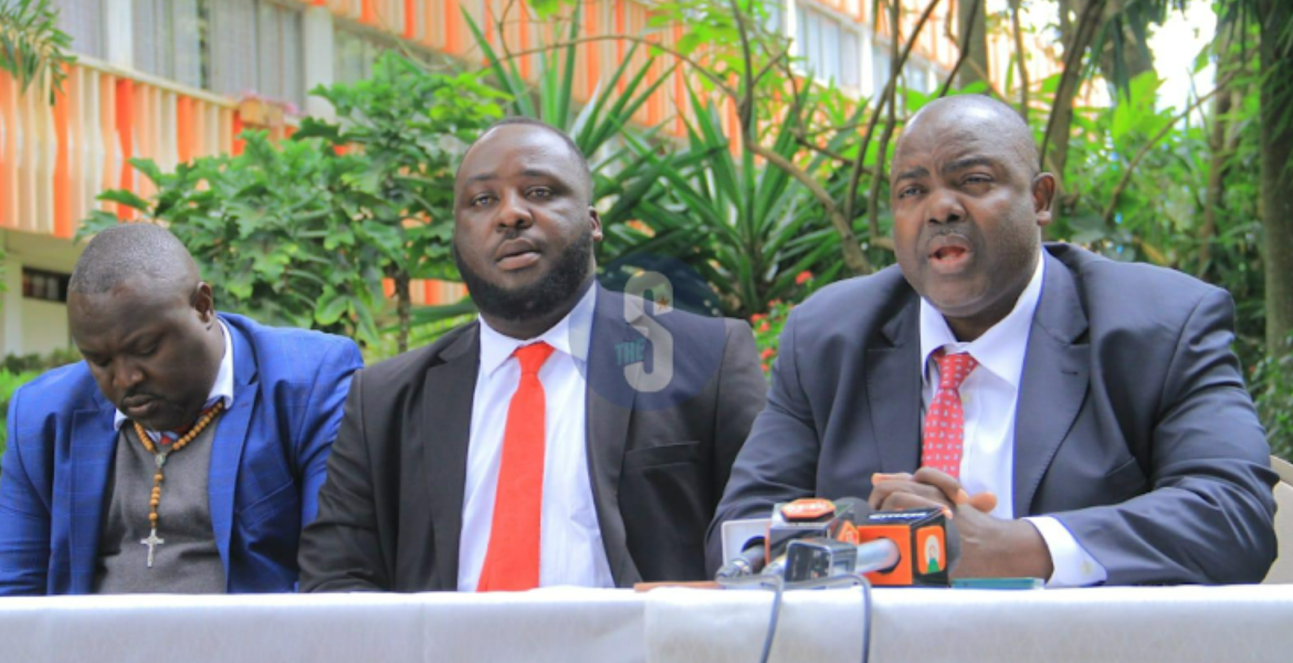 ODM Leaders led by Makadara MP George Aladwa Address the Media ODM Leaders Urge Youth to Cancel Nane Nane Protests