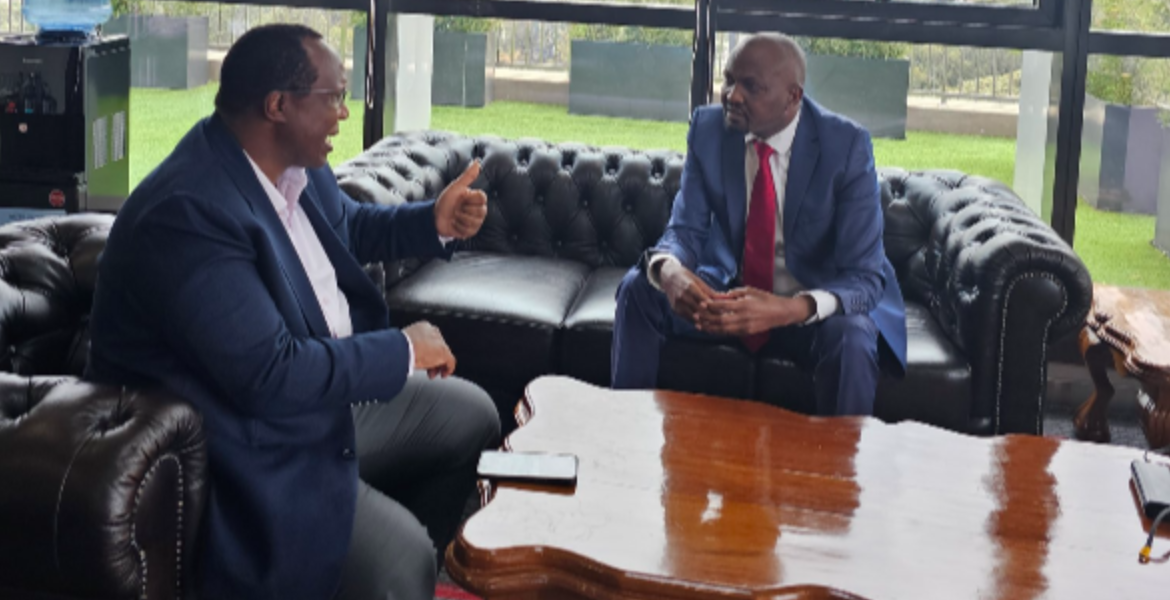 David Ndii and Senior Economic Advisor Moses Kuria Moses Kuria, David Ndii Chart Course for Kenya's Economic Transformation
