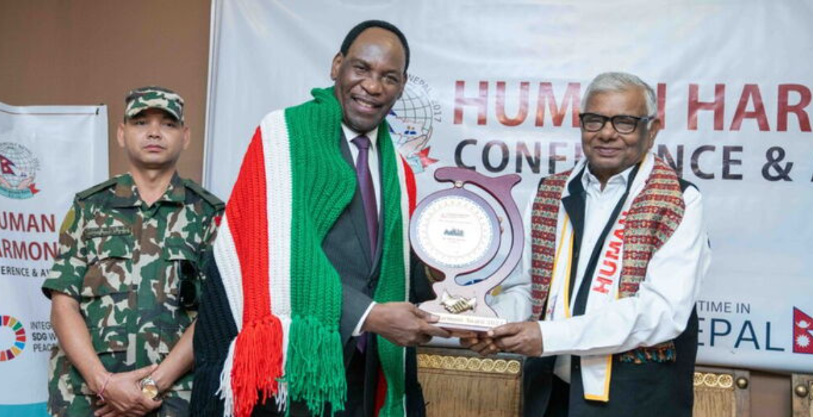 MCSK CEO Ezekiel Mutua MCSK CEO Ezekiel Mutua Honored with Leadership Award in Nepal