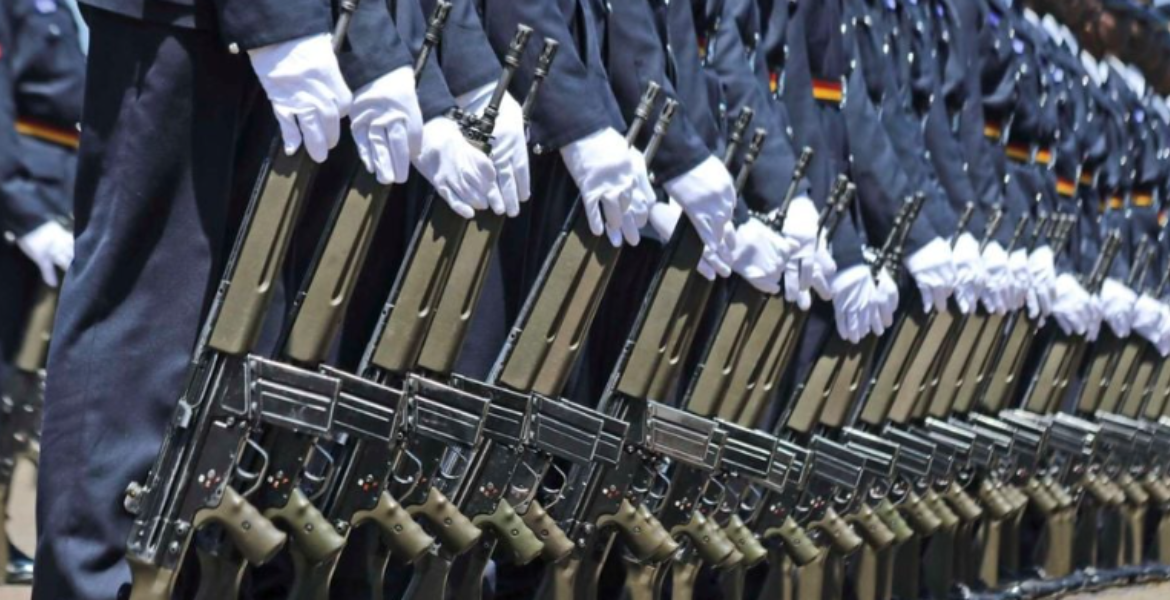 New Recruits During a Passing out Parade at the National Police College Main Campus in Kiganjo, Nyeri County Kenya Raises Police Officers Salaries