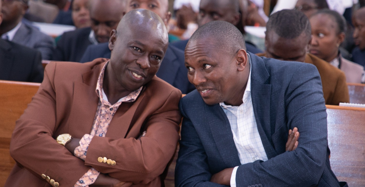 Deputy President Rigathi Gachagua and National Assembly Leader of Majority Kimani Ichung'wah Ichung'wah Dismisses Gachagua's Unity Efforts in Mt Kenya