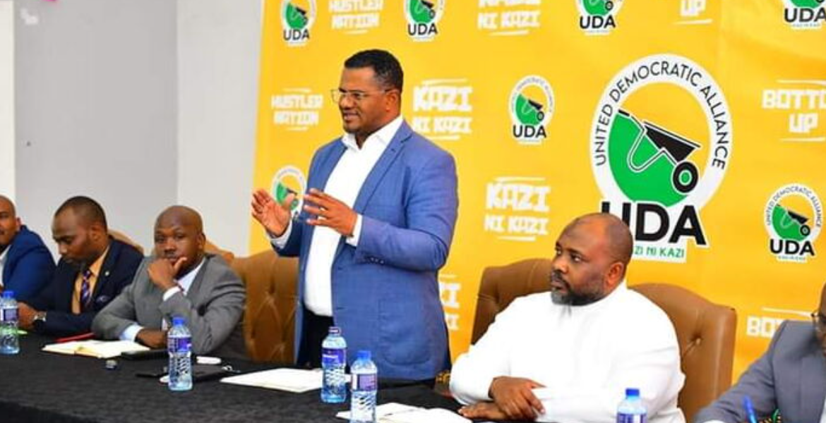 UDA Secretary General Hassan Omar Marsabit ODM Officials Jump Ship, Join Ruto's UDA Party