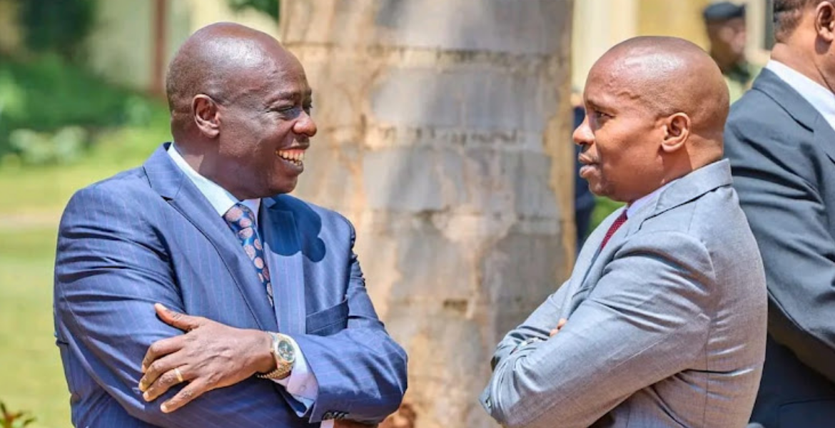 Deputy President Rigathi Gachagua and Interior CS Kithure Kindiki Kindiki vs Gachagua: Leadership Tussle Divides Mt Kenya MCAs
