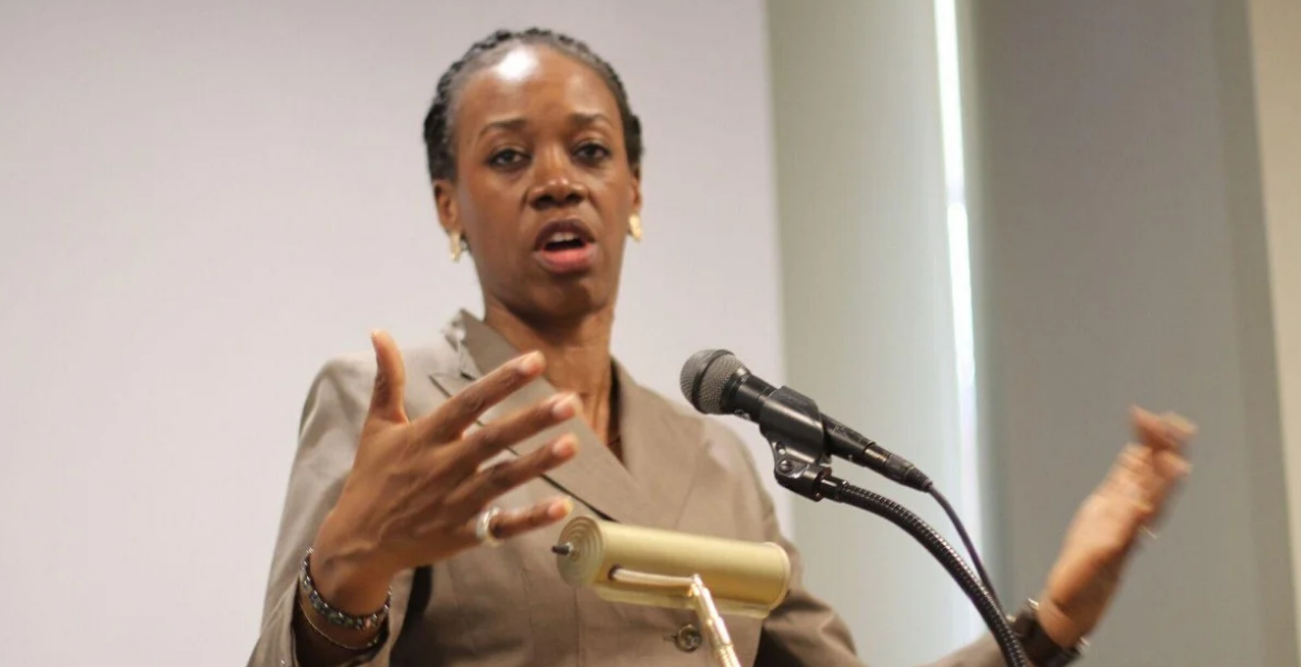 IOM Deputy Director General for Operations Ms Ugochi Daniels IOM Pledges Support for Distressed Kenyans Abroad
