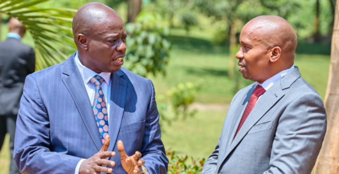 DP Rigathi Gachagua and Interior CS Kithure Kindiki Kindiki Nominated as Deputy President Following Gachagua's Impeachment