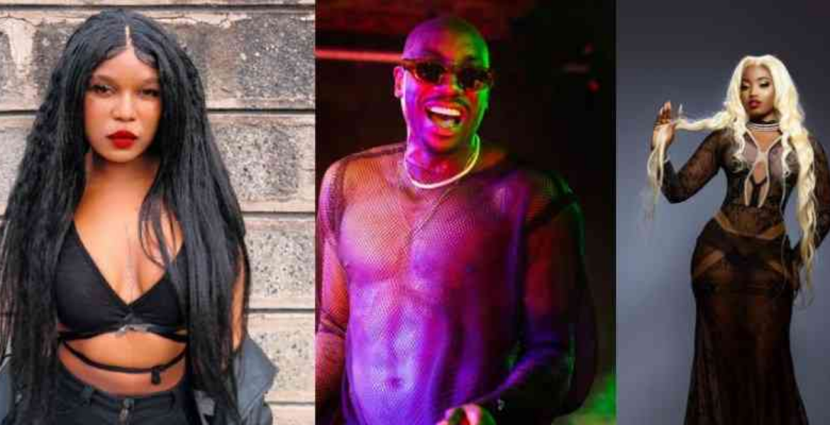 Dyana Cods, Bien and Claudia Naisabwa/ tnx.africa Kenya's Biggest Stars of 2024 So Far