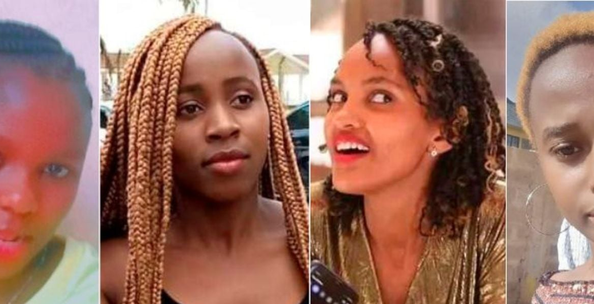 From Left: Vivian Kajaya, Eileen Cherotich, Seth Nyakio and Rita Waeni Campus Killings Expose Dark Pattern of Femicide in Kenyan Universities