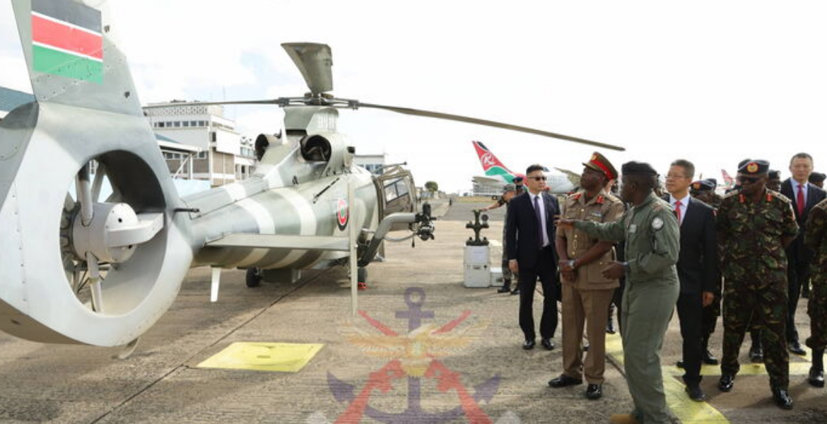 The Commissioning of the Z9 Military Chopper KDF Gets New Fleet of Chinese Z9 Helicopters