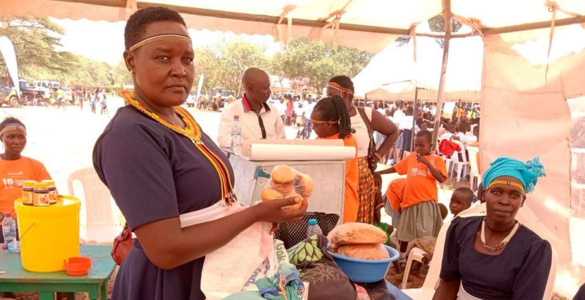 Members of Lokotyo Women Group Showcase the Cakes They Bake, at Orwa village in West Pokot County How Pokot Women Built Sh10m Empire in Kenya's Bandit Territory