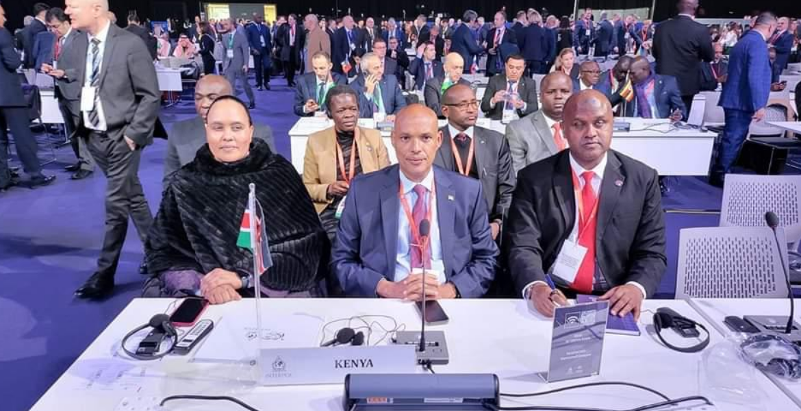 Directorate of Criminal Investigations (DCI) Director Mohamed Amin DCI Director Mohamed Amin Advances Kenya's Security Interests at Interpol Summit