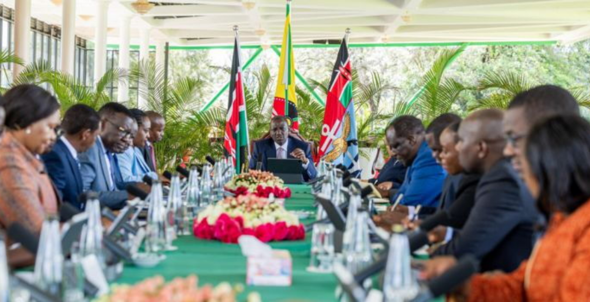 President William Ruto Chairing a Cabinet Meeting Kenya Sets Dates for Nationwide Global Jobs Recruitment