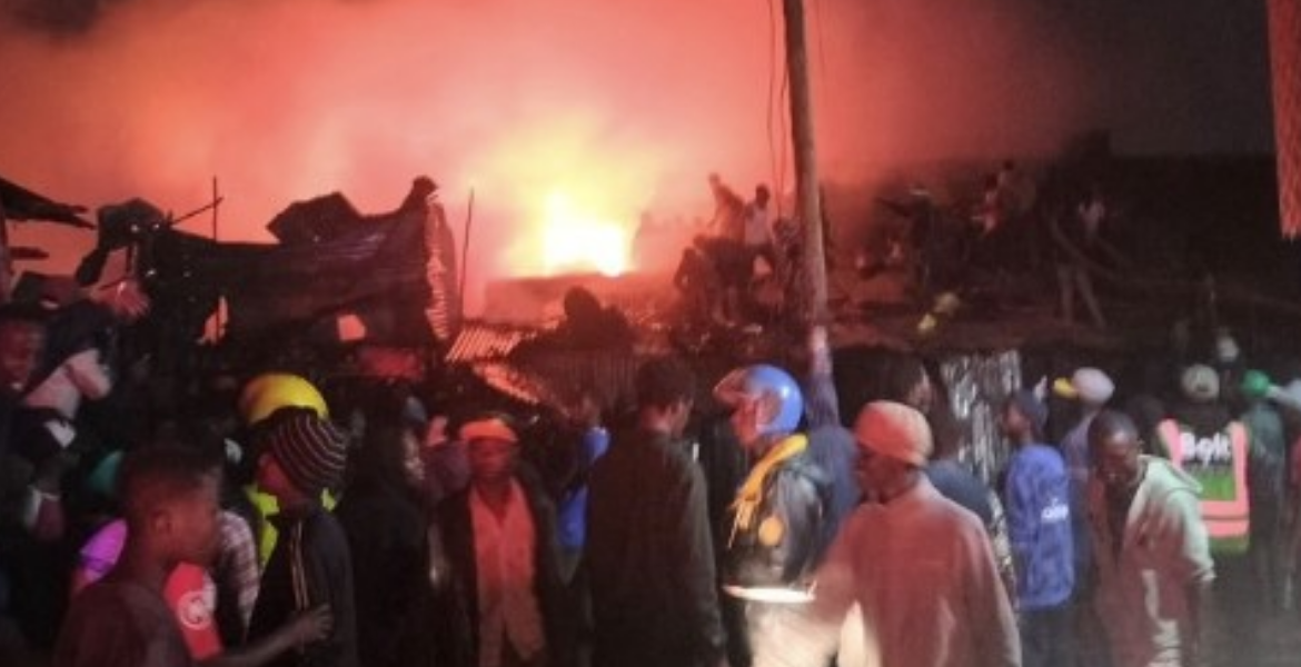 Fire Tragedy in Pumwani Village in Nairobi Six Dead, Ten Hospitalized in Devastating Pumwani Fire