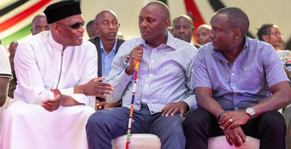 Farouk Kibet and National Assembly Majority leader Kimani Ichung'wah Cash Kings Farouk, Ichung'wah Rain Millions on Church, Blast Critics