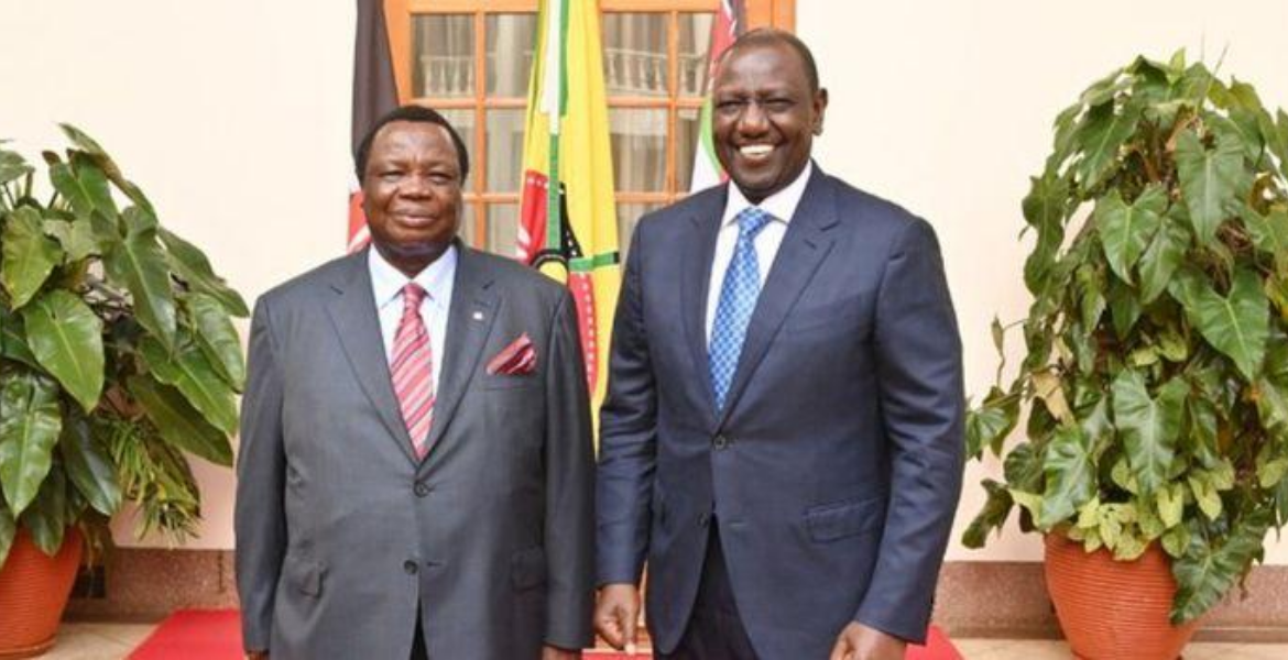 Cotu Secretary General Francis Atwoli and President William Ruto Presidential Term Limits Must Go, Says Atwoli