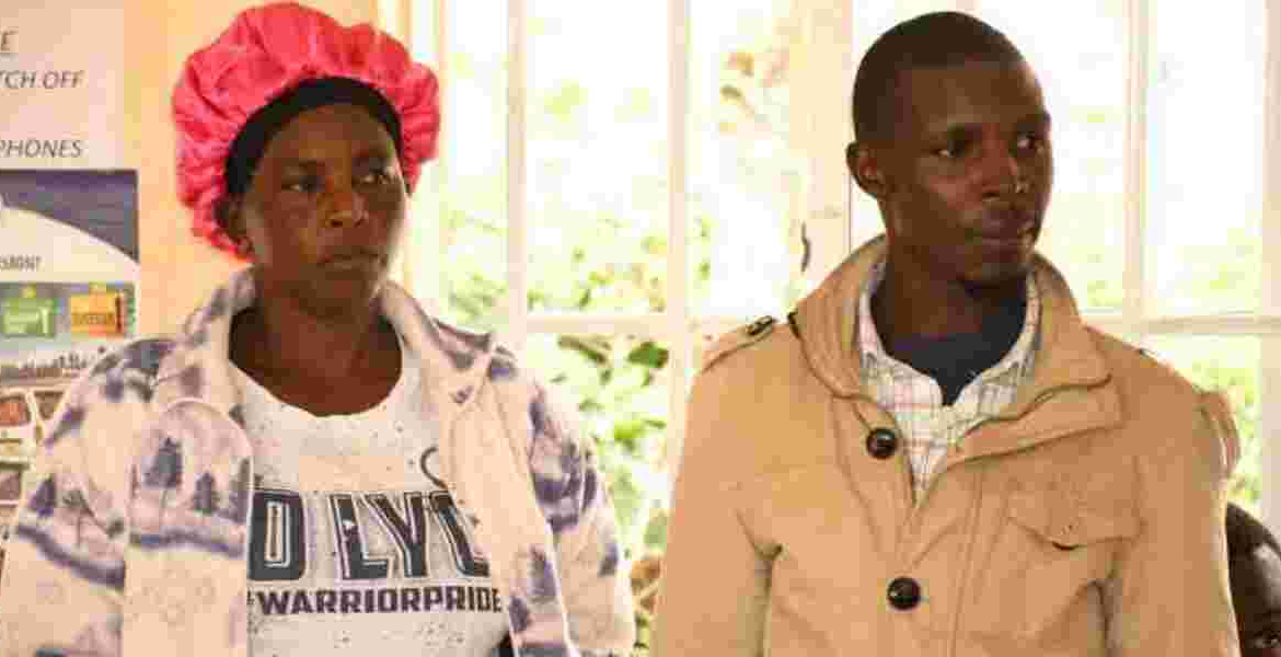 Benard Ngugi and his Lover Esther Njoki Nakuru Court Detains Couple Over Christmas Murder