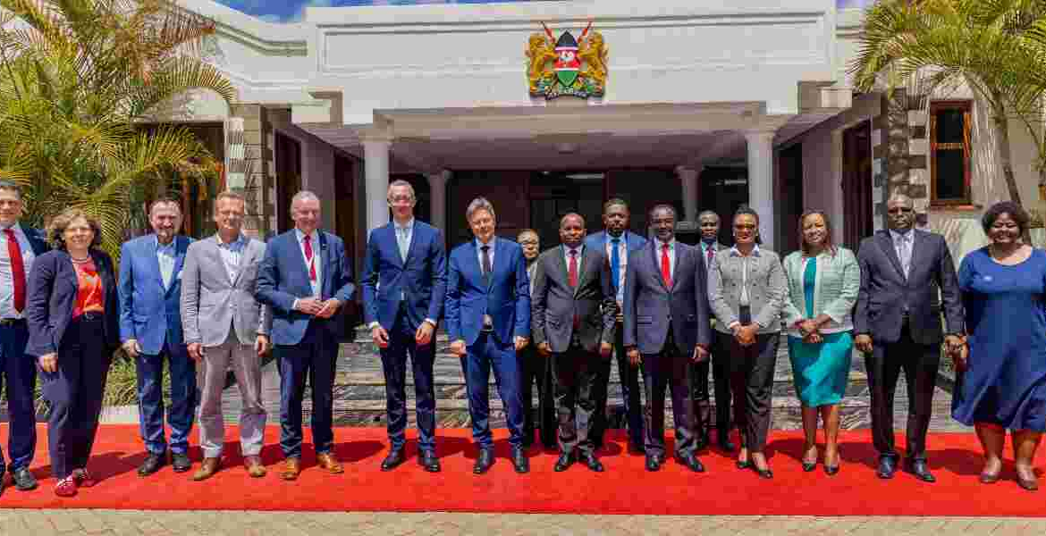 Deputy President Kithure Kindiki with German Vice Chancellor Robert Habeck at his Karen Residence in Nairobi German Vice Chancellor Meets Kindiki at His Karen Residence