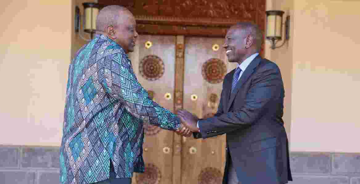 Former President Uhuru Kenyatta and William Ruto Jeremiah Kioni Refutes Uhuru-Ruto Alliance