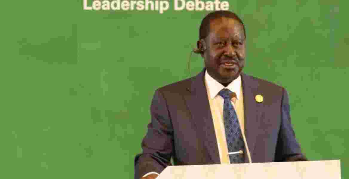 Former Prime Minister Raila Odinga Kenya's Odinga Leads Charge in Competitive AU Chairmanship Race
