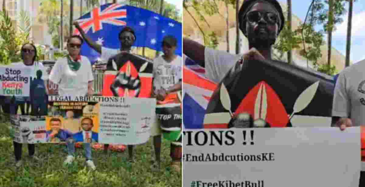 Kenyans in Australia Kenyan Diaspora in Australia Begins Protests Over Home Country Abductions