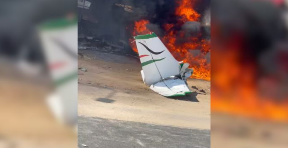 Remains of the Crashed Plane Aircraft Crash in Malindi Claims Lives of Passengers and Two Motorcyclists