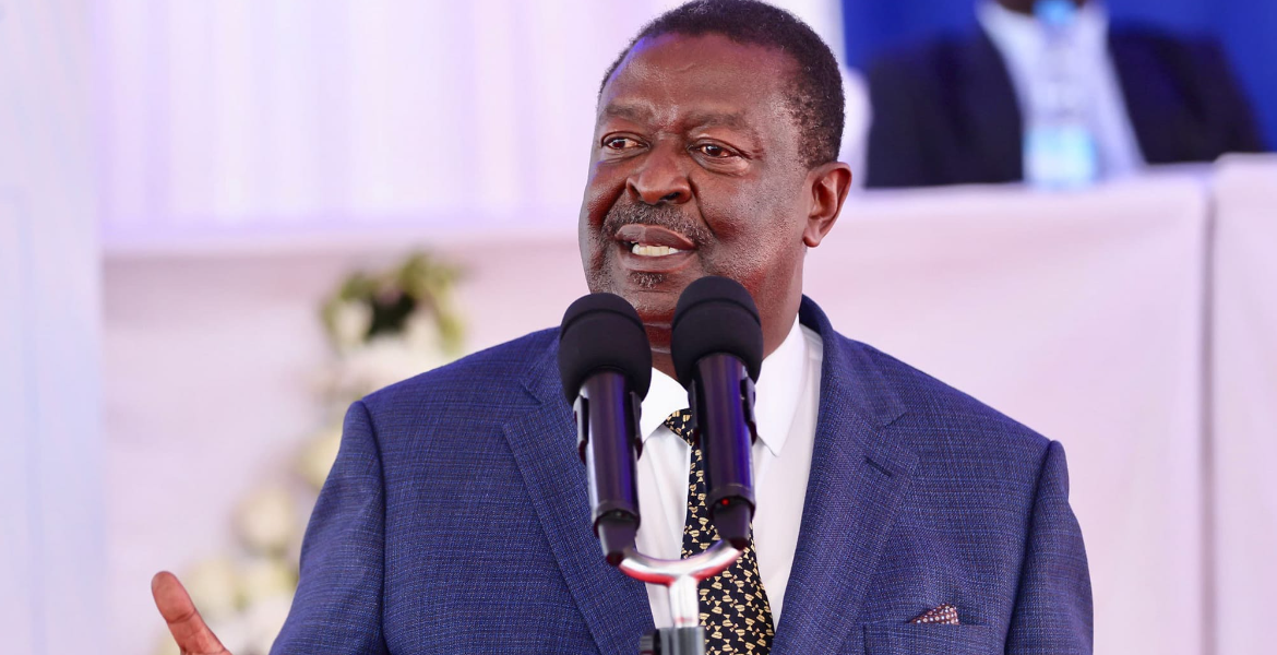 Prime Cabinet Secretary Musalia Mudavadi Kenyans Have Moved On, Stop Mourning - Mudavadi Tells Gachagua