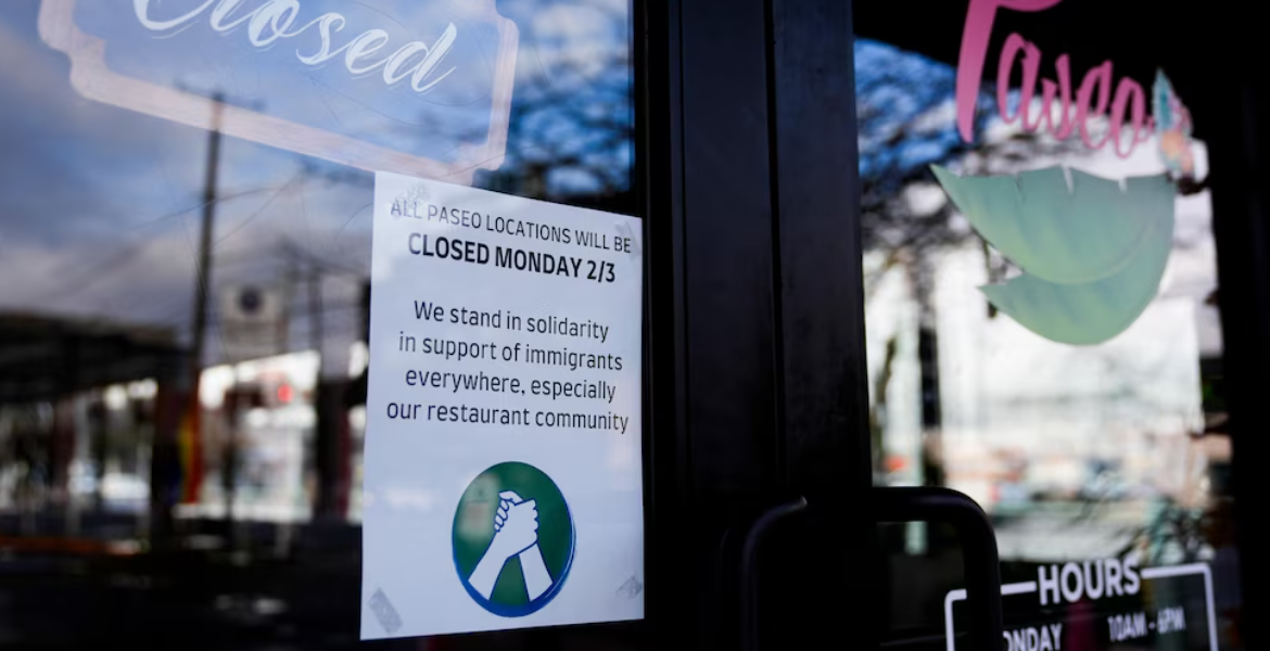 Immigrant Workers' Protest Draws Mixed Response from Businesses in the US