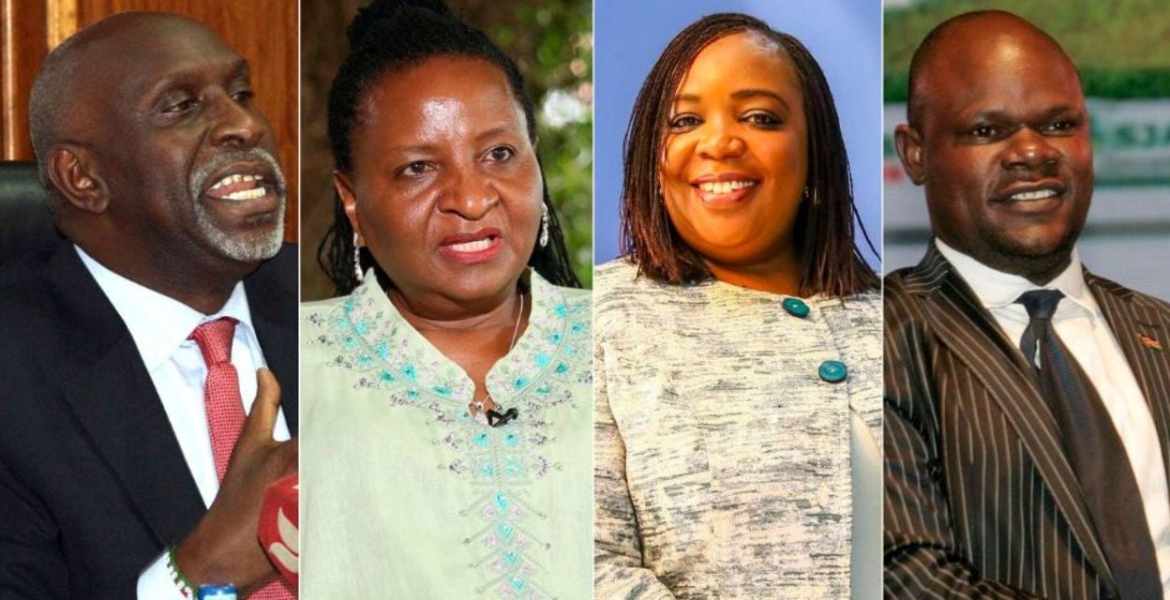 Charles Nyachae, Anne Amadi, Joy Brenda Mdivo and Robert Asembo IEBC Candidate Interviews Set for Monday as Eligibility Concerns Emerge