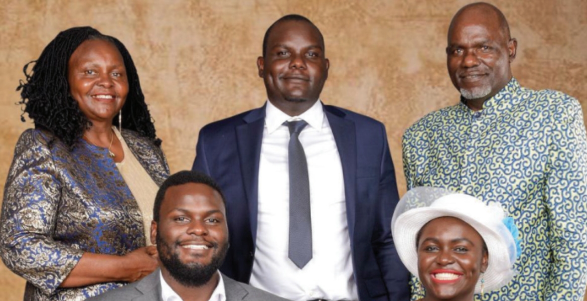 Former IEBC Chairperson Wafula Chebukati With his Family Chebukati Family Shares Message of Gratitude to Kenyans After Burial