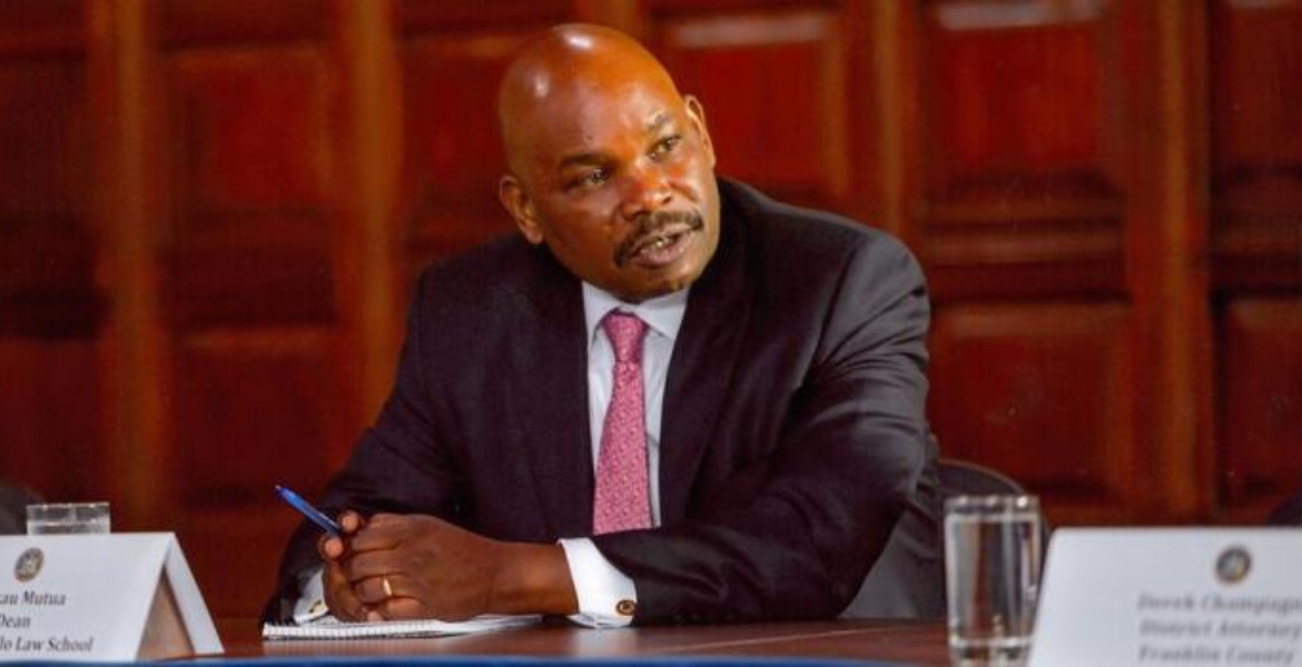 Law Professor Makau Mutua Makau Mutua Dismisses Social Media Reports of Clandestine Meeting with Gachagua