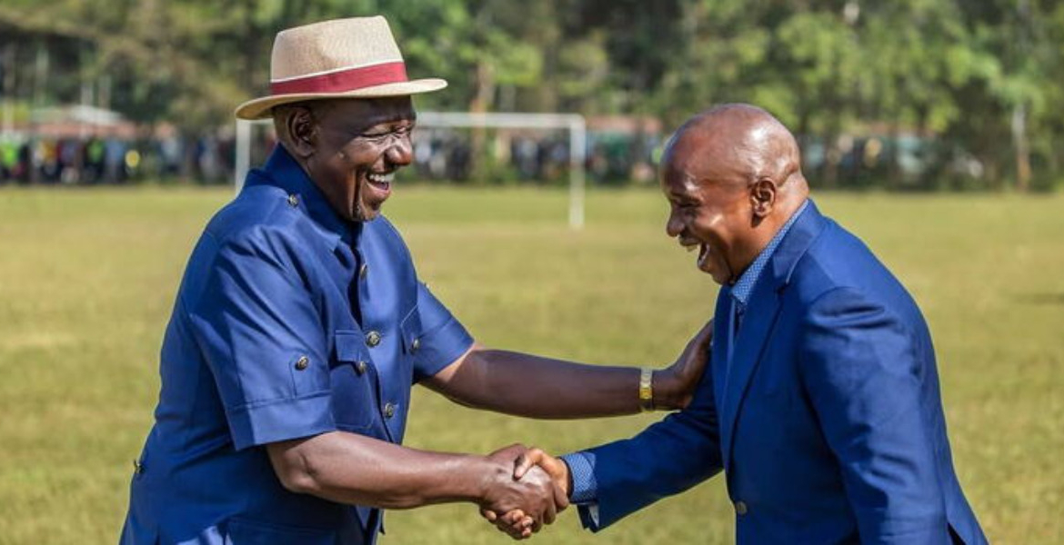 President William Ruto and Deputy Kithure Kindiki My Role is to Support Ruto, Not Challenge Him, Kindiki Declares