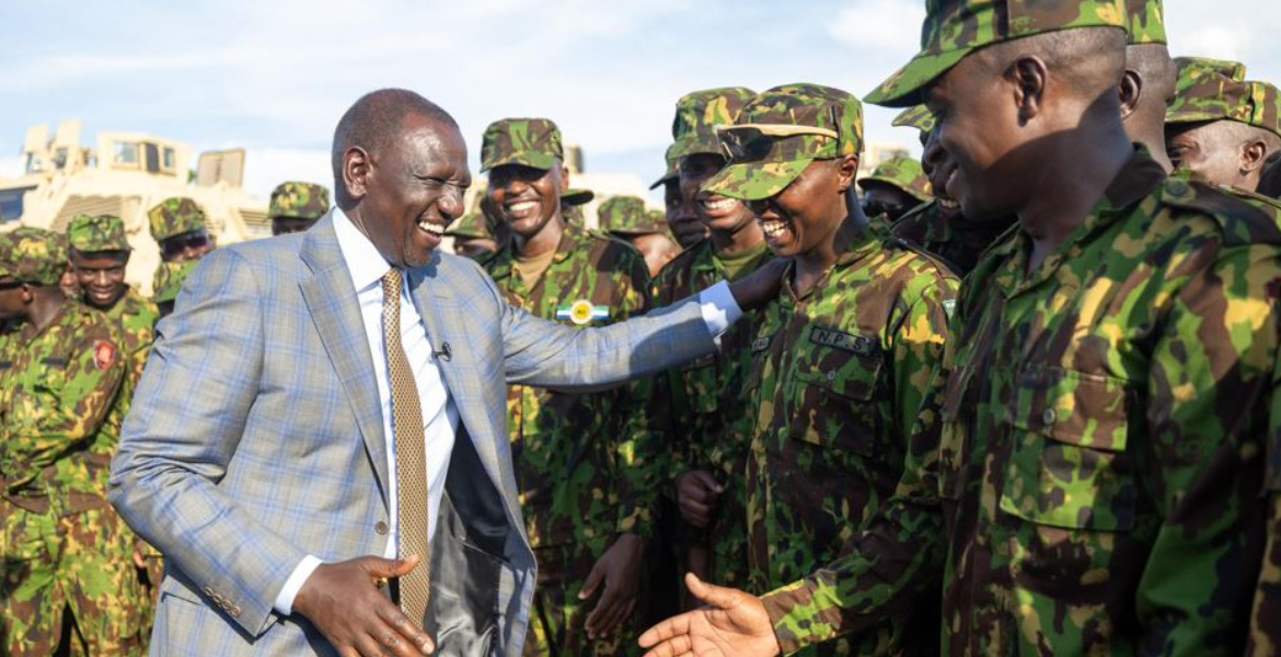 President William Ruto 400 Kenyan Officers Set to Conclude Year-Long Haiti Peacekeeping Mission