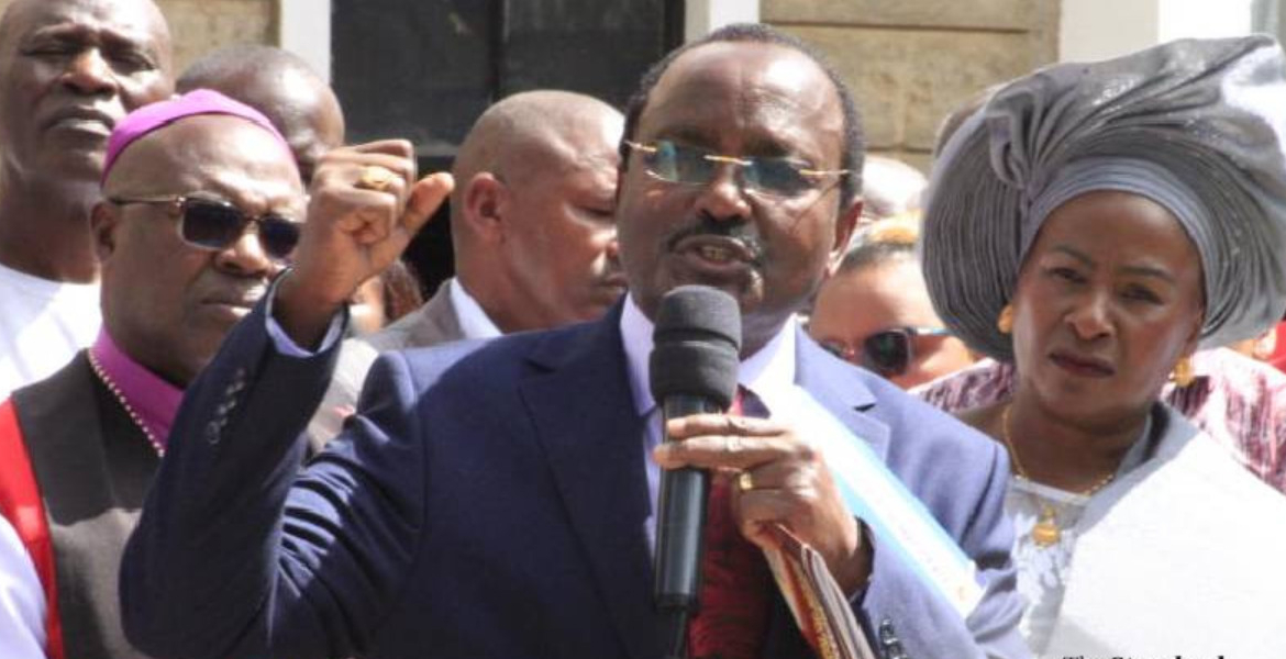 Wiper Leader Kalonzo Musyoka Kalonzo Defends Natembeya, Alleges Ruto’s Plot to Rig 2027 Election