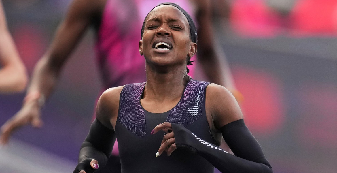 Faith Kipyegon Faith Kipyegon Clocks 4:06.42 in Paris, Falls Short of Historic Sub-Four-Minute Mile