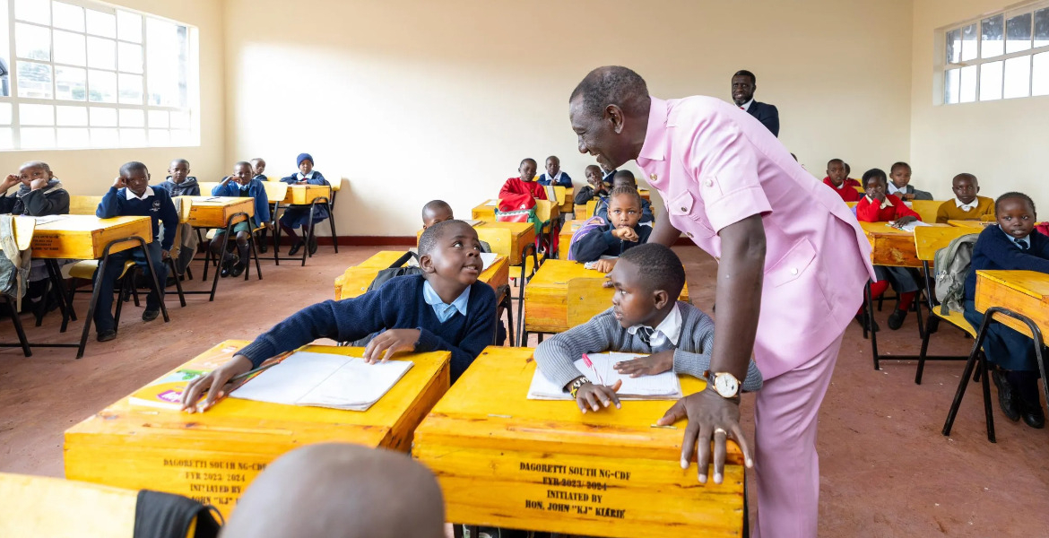 President William Ruto Ruto Says No Threat to Education