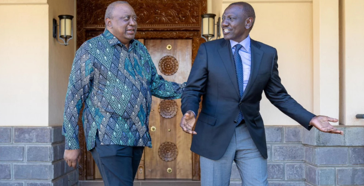 President William Ruto and Uhuru Kenyatta Mbadi Accuses Uhuru of Betrayal After State House Reunion with Ruto