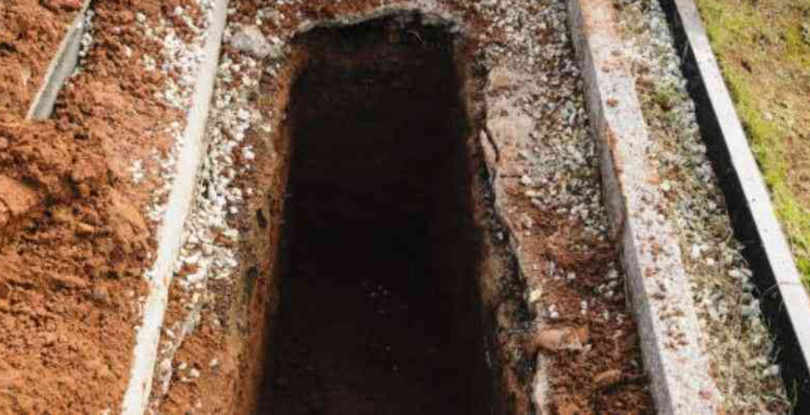 A Fresh Grave Homa Bay Man Buried Without Coffin Over Stinginess Claims