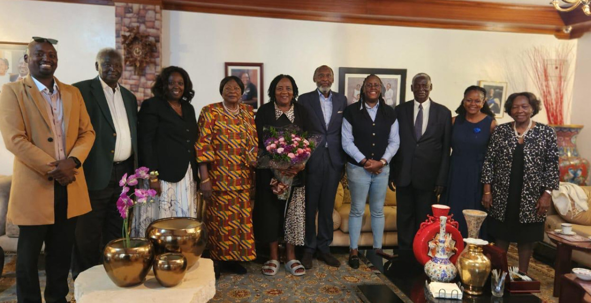 Former First Lady Mama Ngina Kenyatta and Her Family Visit Mama Ida Odinga Mama Ngina Kenyatta Visits Odinga Family to Offer Condolences