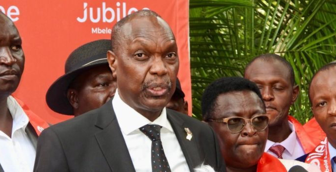 Jeremiah Kioni Says Jubilee Messaging Will Now Be Centralised After Uhuru Warning