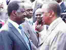 President Uhuru Kenyatta Puts Raila Odinga on the Spot Over Past 'Sins'