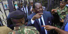 Raila, Wetang'ula Stir Drama at Supreme Court Entrance