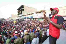 Leave Safaricom and IEBC Alone, Deputy President William Ruto Tells Raila