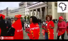 Jubilee Supporters Demonstrate Outside Chatham House in London [VIDEO]