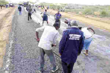 Machakos Governor Alfred Mutua Tarmacs Road in Record 10 Minutes Per Kilometer