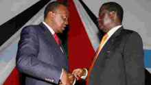 Uhuru, Raila Set to Share Podium at Former MP Nyenze's Funeral