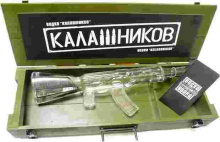 Bottle of Russian-Made Vodka Resembling AK47 Rifle Causes Tension at JKIA