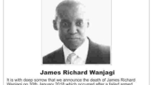 Businessman Jimmy Wanjigi Reacts to Daily Nation's Obituary Alluding to His Death