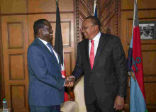 Five Key Issues Discussed During Uhuru-Raila Meeting at Harambee House